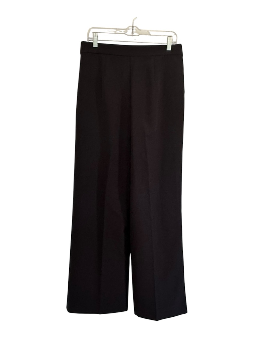 Carole Wren Black Wide Leg Dress Pants Women’s Size 10 Career Office Stretch